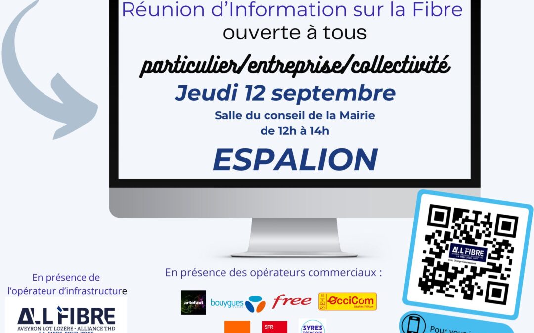 [𝐑ᴇ́ᴜɴɪᴏɴ 𝐝&rsquo;𝐢𝐧𝐟𝐨𝐫𝐦𝐚𝐭𝐢𝐨𝐧 𝐬𝐮𝐫 𝐥𝐚 𝐟𝐢𝐛𝐫𝐞]