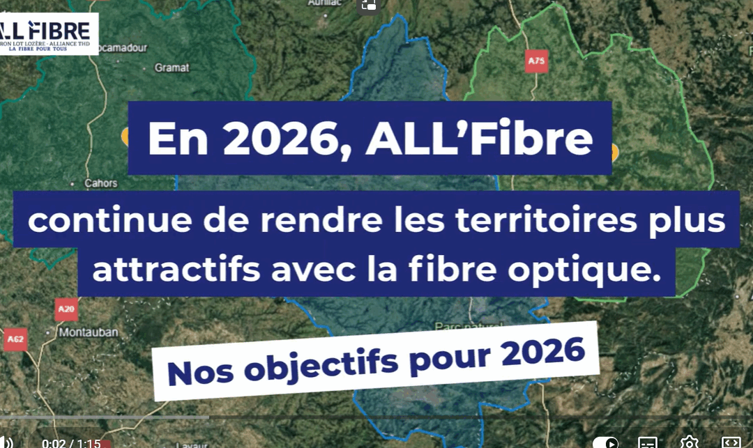 En 2026, ALL’Fibre poursuit une ambition claire : faire de la fibre optique un levier d’attractivité et de performance pour les territoires.